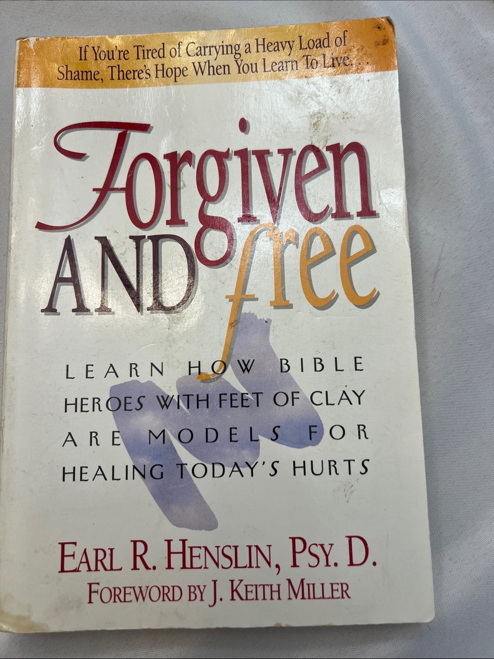 Forgiven and Free - White Paperback Inspirational Book